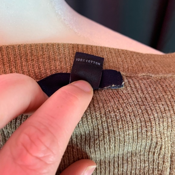 Gap ribbed brown ribbed sweater size L - Picture 6 of 7